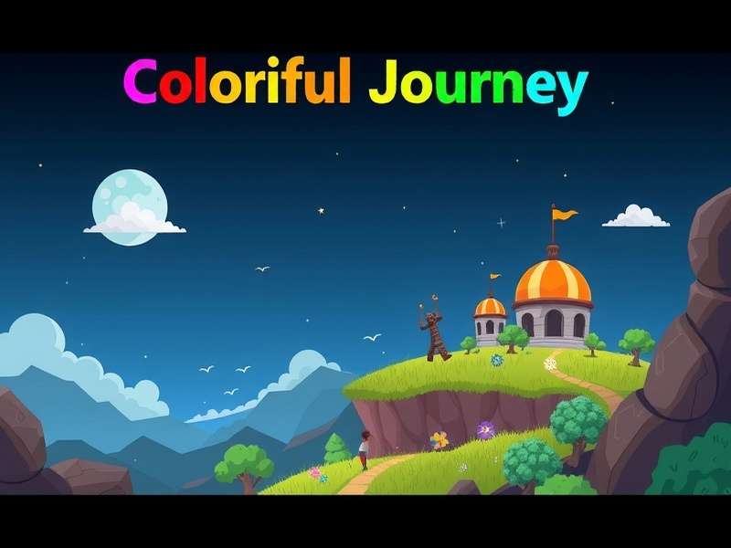 Colorful Journey Game Banner